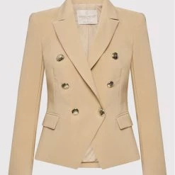 Rinascimento Γυναίκες Σακάκια & Μπλέιζερ Μπλέιζερ CFC0107851003 Μπεζ Regular Fit -Rinascimento Εκπτώσεις unnamed file 1703