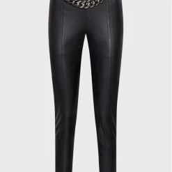 Rinascimento Γυναίκες Δερμάτινα Παντελόνια Παντελόνι από απομίμηση δέρματος CFC0018700002 Μαύρο Regular Fit -Rinascimento Εκπτώσεις unnamed file 172