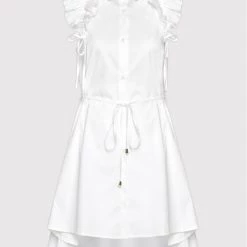 Rinascimento Γυναίκες Φορέματα σε Στυλ Πουκάμισο & Σεμιζιέ Φόρεμα πουκάμισο CFC0017910002 Λευκό Regular Fit -Rinascimento Εκπτώσεις unnamed file 1735