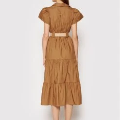 Rinascimento Γυναίκες Καθημερινά Φορέματα Φόρεμα καθημερινό CFC0017900002 Καφέ Regular Fit -Rinascimento Εκπτώσεις unnamed file 1738