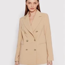 Rinascimento Γυναίκες Σακάκια & Μπλέιζερ Μπλέιζερ CFC0107857003 Μπεζ Regular Fit