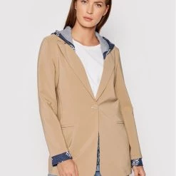 Rinascimento Γυναίκες Σακάκια & Μπλέιζερ Μπλέιζερ CFC0102367003 Μπεζ Regular Fit