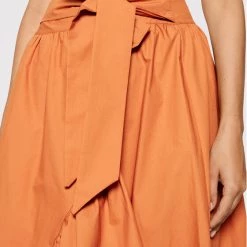 Rinascimento Γυναίκες Φούστα Midi CFC0103584003 Πορτοκαλί Regular Fit -Rinascimento Εκπτώσεις unnamed file 1790
