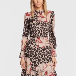 Rinascimento Γυναίκες Καθημερινά Φορέματα Φόρεμα καθημερινό CFC0111419003 Μπεζ Regular Fit