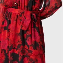 Rinascimento Γυναίκες Καθημερινά Φορέματα Φόρεμα καθημερινό CFC0111381003 Κόκκινο Regular Fit -Rinascimento Εκπτώσεις unnamed file 1867