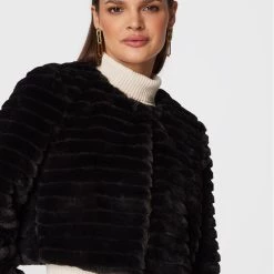 Rinascimento Γυναίκες Γούνες & Πανωφόρια από προβιά Γούνα CFC0110440003 Μαύρο Regular Fit -Rinascimento Εκπτώσεις unnamed file 1907