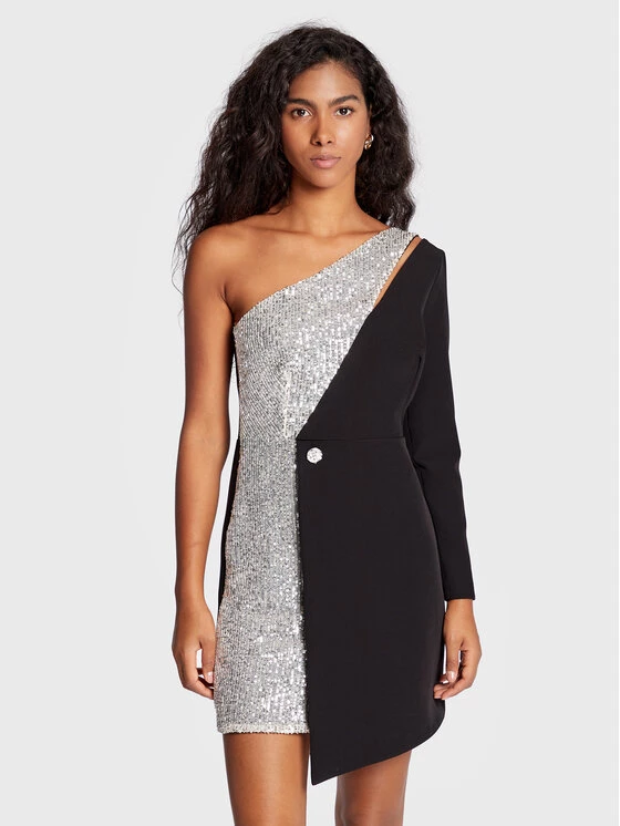 Rinascimento Γυναίκες Κοκτέιλ Φορέματα Φόρεμα κοκτέιλ CFC0110173003 Μαύρο Regular Fit 3 Rinascimento Γυναίκες Κοκτέιλ Φορέματα Φόρεμα κοκτέιλ CFC0110173003 Μαύρο Regular Fit