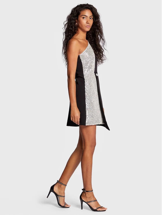 Rinascimento Γυναίκες Κοκτέιλ Φορέματα Φόρεμα κοκτέιλ CFC0110173003 Μαύρο Regular Fit 4 Rinascimento Γυναίκες Κοκτέιλ Φορέματα Φόρεμα κοκτέιλ CFC0110173003 Μαύρο Regular Fit - Image 2