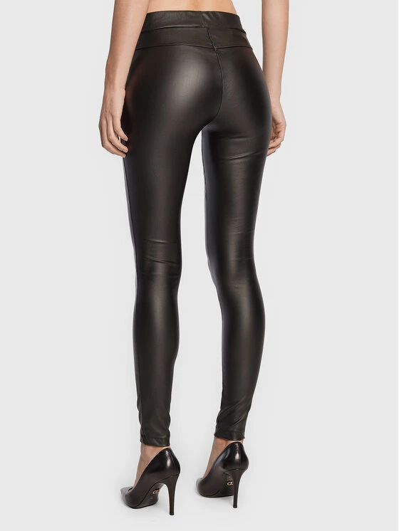 Rinascimento Γυναίκες Δερμάτινα Παντελόνια Παντελόνι από απομίμηση δέρματος CFC0110200003 Μαύρο Slim Fit 5 Rinascimento Γυναίκες Δερμάτινα Παντελόνια Παντελόνι από απομίμηση δέρματος CFC0110200003 Μαύρο Slim Fit - Image 3