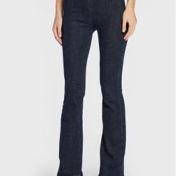 Rinascimento Γυναίκες Bootcut Τζιν CFC0110174003 Σκούρο μπλε Regular Fit