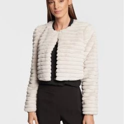 Rinascimento Γυναίκες Γούνες & Πανωφόρια από προβιά Γούνα CFC0110440003 Μπεζ Regular Fit