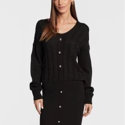 Rinascimento Γυναίκες Πλεκτά Φορέματα Φόρεμα υφασμάτινο CFM0010912003 Μαύρο Regular Fit