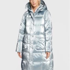 Rinascimento Γυναίκες Χειμωνιάτικα Μπουφάν Μπουφάν πουπουλένιο CFC0109089003 Μπλε Relaxed Fit