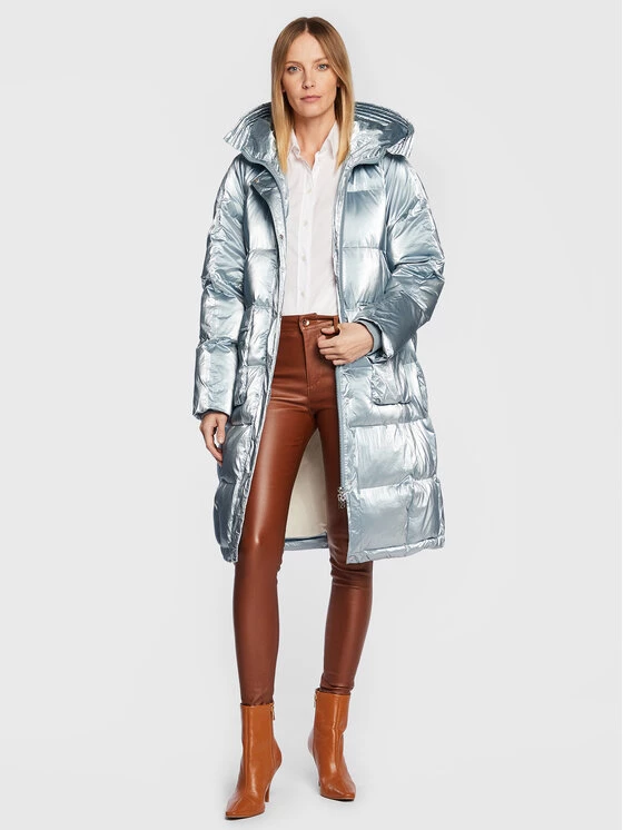 Rinascimento Γυναίκες Χειμωνιάτικα Μπουφάν Μπουφάν πουπουλένιο CFC0109089003 Μπλε Relaxed Fit 4 Rinascimento Γυναίκες Χειμωνιάτικα Μπουφάν Μπουφάν πουπουλένιο CFC0109089003 Μπλε Relaxed Fit - Image 2