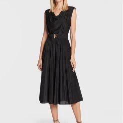 Rinascimento Γυναίκες Κοκτέιλ Φορέματα Φόρεμα κοκτέιλ CFC0110651003 Μαύρο Regular Fit