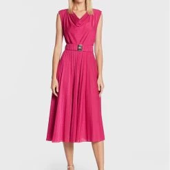 Rinascimento Γυναίκες Κοκτέιλ Φορέματα Φόρεμα κοκτέιλ CFC0110651003 Ροζ Regular Fit