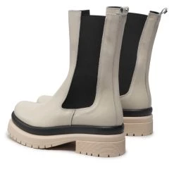 Rinascimento Γυναίκες Biker Μποτάκια Μποτάκια με λάστιχο CAL0006470003 Μπεζ -Rinascimento Εκπτώσεις unnamed file 2124