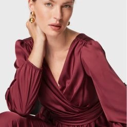 Rinascimento Γυναίκες Βραδινά Φορέματα Φόρεμα βραδινό CFC0111355003 Μπορντό Regular Fit -Rinascimento Εκπτώσεις unnamed file 2158