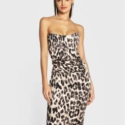 Rinascimento Γυναίκες Κοκτέιλ Φορέματα Φόρεμα κοκτέιλ CFC0111218003 Μπεζ Regular Fit