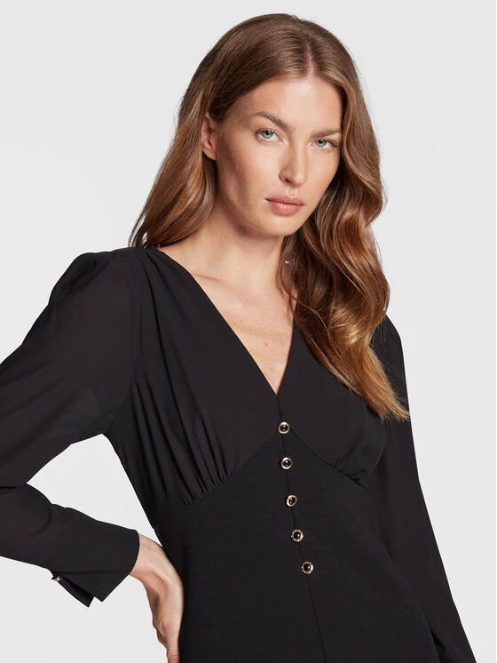 Rinascimento Γυναίκες Κοκτέιλ Φορέματα Φόρεμα κοκτέιλ CFC0018796002 Μαύρο Regular Fit 6 Rinascimento Γυναίκες Κοκτέιλ Φορέματα Φόρεμα κοκτέιλ CFC0018796002 Μαύρο Regular Fit - Image 4