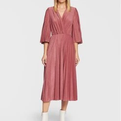 Rinascimento Γυναίκες Κοκτέιλ Φορέματα Φόρεμα κοκτέιλ CFC0111400003 Ροζ Regular Fit