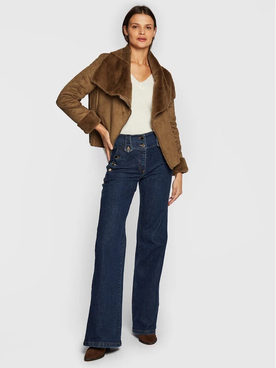 Rinascimento Γυναίκες Μεταβατικά Μπουφάν Μπουφάν μεταβατικό CFC0111217003 Καφέ Regular Fit 4 Rinascimento Γυναίκες Μεταβατικά Μπουφάν Μπουφάν μεταβατικό CFC0111217003 Καφέ Regular Fit - Image 2