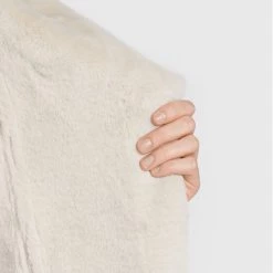 Rinascimento Γυναίκες Δερμάτινα Μπουφάν Μπουφάν από απομίμηση δέρματος CFC0111217003 Μπεζ Regular Fit -Rinascimento Εκπτώσεις unnamed file 2234