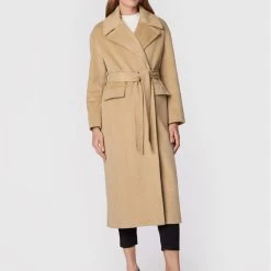 Rinascimento Γυναίκες Μεταβατικά Παλτά Παλτό μεταβατικό CFC0110666003 Μπεζ Regular Fit