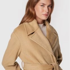 Rinascimento Γυναίκες Μεταβατικά Παλτά Παλτό μεταβατικό CFC0110666003 Μπεζ Regular Fit -Rinascimento Εκπτώσεις unnamed file 227