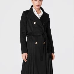 Rinascimento Γυναίκες Μεταβατικά Παλτά Παλτό μεταβατικό CFC0111067003 Μαύρο Regular Fit