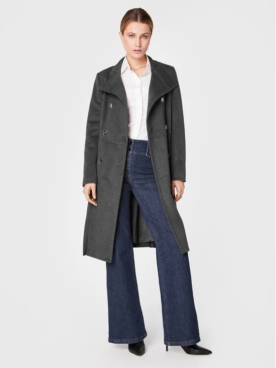 Rinascimento Γυναίκες Μεταβατικά Παλτά Παλτό μεταβατικό CFC0111067003 Γκρι Regular Fit 4 Rinascimento Γυναίκες Μεταβατικά Παλτά Παλτό μεταβατικό CFC0111067003 Γκρι Regular Fit - Image 2