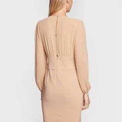 Rinascimento Γυναίκες Κοκτέιλ Φορέματα Φόρεμα κοκτέιλ CFC0111068003 Μπεζ Regular Fit -Rinascimento Εκπτώσεις unnamed file 2292