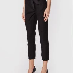 Rinascimento Γυναίκες Υφασμάτινα Παντελόνια Παντελόνι υφασμάτινο CFC0110633003 Μαύρο Regular Fit