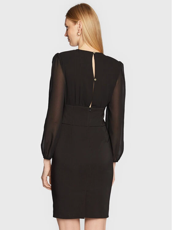 Rinascimento Γυναίκες Κοκτέιλ Φορέματα Φόρεμα κοκτέιλ CFC0111068003 Μαύρο Regular Fit 5 Rinascimento Γυναίκες Κοκτέιλ Φορέματα Φόρεμα κοκτέιλ CFC0111068003 Μαύρο Regular Fit - Image 3