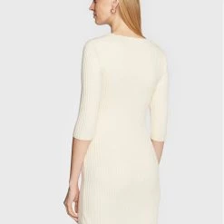 Rinascimento Γυναίκες Πλεκτά Φορέματα Φόρεμα υφασμάτινο CFM0010919003 Εκρού Slim Fit -Rinascimento Εκπτώσεις unnamed file 2327