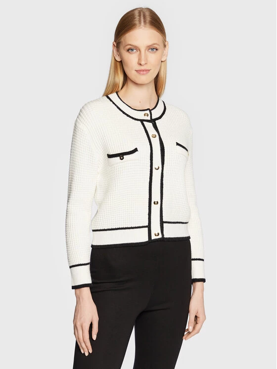 Rinascimento Γυναίκες Ζακέτες Ζακέτα CFM0010891003 Λευκό Regular Fit 3 Rinascimento Γυναίκες Ζακέτες Ζακέτα CFM0010891003 Λευκό Regular Fit