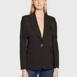 Rinascimento Γυναίκες Σακάκια & Μπλέιζερ Μπλέιζερ CFC0110659003 Μαύρο Slim Fit