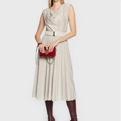 Rinascimento Γυναίκες Κοκτέιλ Φορέματα Φόρεμα κοκτέιλ CFC0110651003 Μπεζ Regular Fit -Rinascimento Εκπτώσεις unnamed file 2346