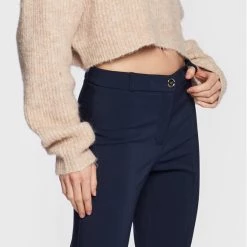 Rinascimento Γυναίκες Υφασμάτινα Παντελόνια Παντελόνι υφασμάτινο CFC0110515003 Σκούρο μπλε Slim Fit -Rinascimento Εκπτώσεις unnamed file 2368