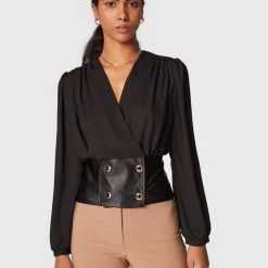 Rinascimento Γυναίκες Μπλουζάκια Μπλουζάκι CFC0110489003 Μαύρο Regular Fit