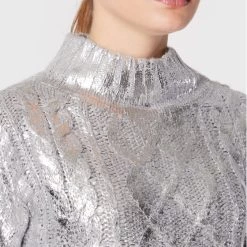 Rinascimento Γυναίκες Πουλόβερ CFM0010948003 Γκρι Regular Fit -Rinascimento Εκπτώσεις unnamed file 2413