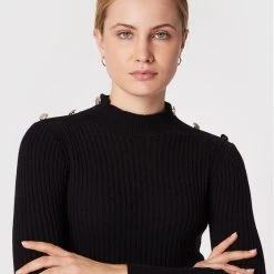 Rinascimento Γυναίκες Πουλόβερ CFM0010955003 Μαύρο Slim Fit -Rinascimento Εκπτώσεις unnamed file 2418