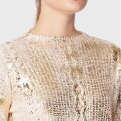 Rinascimento Γυναίκες Πουλόβερ CFM0010946003 Εκρού Regular Fit -Rinascimento Εκπτώσεις unnamed file 2424