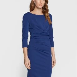 Rinascimento Γυναίκες Κοκτέιλ Φορέματα Φόρεμα κοκτέιλ CFC0110643003 Σκούρο μπλε Regular Fit