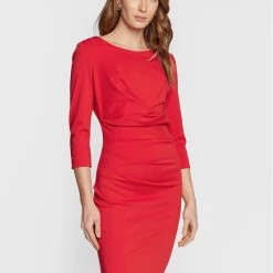 Rinascimento Γυναίκες Κοκτέιλ Φορέματα Φόρεμα κοκτέιλ CFC0110643003 Κόκκινο Regular Fit