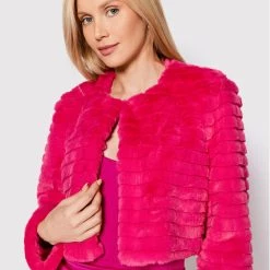 Rinascimento Γυναίκες Γούνες & Πανωφόρια από προβιά Γούνα CFC0110440003 Ροζ Regular Fit -Rinascimento Εκπτώσεις unnamed file 248