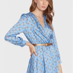 Rinascimento Γυναίκες Καθημερινά Φορέματα Φόρεμα καθημερινό CFC0111192003 Μπλε Regular Fit -Rinascimento Εκπτώσεις unnamed file 2483