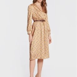 Rinascimento Γυναίκες Καθημερινά Φορέματα Φόρεμα καθημερινό CFC0111192003 Χρυσό Regular Fit