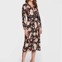 Rinascimento Γυναίκες Καθημερινά Φορέματα Φόρεμα καθημερινό CFC0111153003 Μαύρο Regular Fit