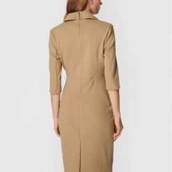 Rinascimento Γυναίκες Κοκτέιλ Φορέματα Φόρεμα κοκτέιλ CFC0110558003 Μπεζ Regular Fit -Rinascimento Εκπτώσεις unnamed file 253